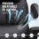 Gaming-Stuhl GTPLAYER Ergonomisch PU-Leder 90°–150° 180 Kg Schwarz
