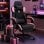 Cadeira gaming GTPLAYER Rosa com reposo para pés e braços