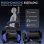 Cadeira Gaming GTPLAYER Ergonómica com Apoio de Pés Azul 150 Kg