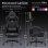 Assento Gaming GTPLAYER Ergonomico com Repose-Pieds Integrado