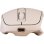 Ratón Yenkee YMS 2080BG Inalámbrico 2.4 GHz 800-2400 DPI Beige y marrón Recargable USB-C