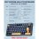 Clavier Aula F75 sans fil RGB Hot Swap compact 75% Layout Allemand QWERTZ