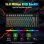 Tastiera Aula F75 Max 75% wireless RGB schermo TFT Hot Swap US Grigio