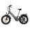 Bicicleta eléctrica plegable Pixar RIDE 1 plateada 500W 60-90 km 32 km/h
