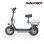 Patinete électrique Nanrobot M5 Pro 750W Autonomie 40km Pneus 12" Disques Gris