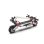 Patinete électrique Nanrobot N6 72V 1500W x2 Autonomie 90km Freins hydrauliques Rouge/Argent