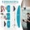 Treppiede Neewer QH-ZD120 con Ruote 130-305 cm