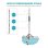Treppiede Neewer QH-ZD120 con Ruote 130-305 cm