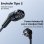 Chargeur EV Portatif JUNSUN 3,68 kW Type 2 4 m