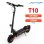 Patinete électrique Joyor T10 2000W Autonomie 75km Pneus 10'' Suspension hydraulique