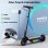 Patinete eléctrico iScooter K2Pro 150W Autonomía 9km Doble freno LED Niños