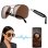 Blackview D1pro Lunettes intelligentes Bluetooth 6.0 Contrôle tactile Argent