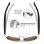 Blackview D1pro Lunettes intelligentes Bluetooth 6.0 Contrôle tactile Argent