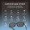 Ksix Sonance Gafas Inteligentes Altavoces Open-ear Llamadas UV400 Negro