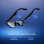 Blackview D1 Lunettes intelligentes Bluetooth Haut-parleurs Contrôle vocal UV Protection Noires