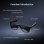 Blackview D1 Lunettes intelligentes Bluetooth Haut-parleurs Contrôle vocal UV Protection Noires