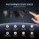 Blackview D1 Lunettes intelligentes Bluetooth Haut-parleurs Contrôle vocal UV Protection Noires