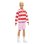 Ken Fashionistas Barbie Puppe mit gestreiftem Polo rot weiss