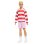 Ken Fashionistas Barbie Puppe mit gestreiftem Polo rot weiss