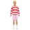 Ken Fashionistas Barbie Puppe mit gestreiftem Polo rot weiss