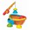 Set de Pesca Magnética Clementoni Juego Educativo Baño 1-3 Años
