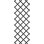 Celosia de Jardim Extensivel Nature 50x150 cm Madeira FSC antracite Malha 12 cm