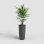 Pot Santorini Artevasi Auto-arrosage Anthracite Brillant 65 cm