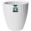 Maceta Garden ID Fancy Blanca 40 cm Diámetro x 42 cm Altura 36 L