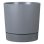 Maceta Garden ID Lino Redonda Autorregante Gris Pure 47x46 cm 43 L Plástico Reciclado