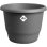 Blumentopf Außen Elho Amiga Round 47 Schwarz Recycelt Ø47 x H35 cm