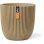 Cachepot Capi Europe Groove NL Bege Redondo Isolamento Resistente UV 43x41 cm