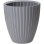 Jardinera ID Fancy Gris Claro 40 x 42 cm 36 L Polietileno Reciclado