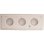 Jardinière rectangulaire EDA Volcania Up effet pierre beige 57 L