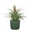 Macetero Cubremaceta Garden ID Lino Redondo Verde Oscuro 25 cm 7 L