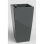 Macetero Artevasi Pisa carré 45 L plastique anthracite résistant UV