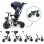 Tricycle Chicco 4 in 1 Evolutiv Klappbar mit abnehmbarem Verdeck Blau