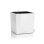 Vaso Cubo Lechuza Cube Premium 40 Bianco lucido con irrigazione integrata