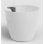 Pot de fleurs Artevasi San Remo SWS blanc système auto-arrosage 42,3 L