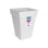 Pot de fleur Elho Loft Urban Square High 37 Blanc