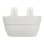 Balconniere Elho Vibia Campana Easy Hanger Blanc Seda 5,8 L