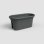 Jardiniere Venezia Artevasi Balcon 30x60x27 cm Gris Anthracite