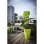 Jardinière Elho Loft Urban ronde grise avec réservoir d'eau intégré 34 cm