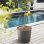 Pot EDA Element Conique Gris Anthracite 50 cm