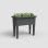 Table de culture surlevee Artevasi Venezia 39x80x69 cm Gris anthracite mate 58 L