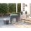 Table de culture surlevee Artevasi Venezia 39x80x69 cm Gris anthracite mate 58 L