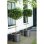 Jardinière Elho Green Basics Cylindrique 65 cm Noire 92 L Extérieur