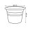 Jardinière Elho Green Basics Cylindrique 65 cm Noire 92 L Extérieur