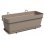 Jardiniere Artevasi Capri Taupe Plastique 14 L Reserve Eau
