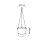 Pot suspendu Greenville Elho 24 cm Vert Feuille 6,4 L