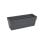 Jardiniere Loft Urban Balcon 50 cm Gris Antracite 10 L